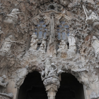'Nativity Façade' Sagrada Familia Cathedral is a bible written in stone